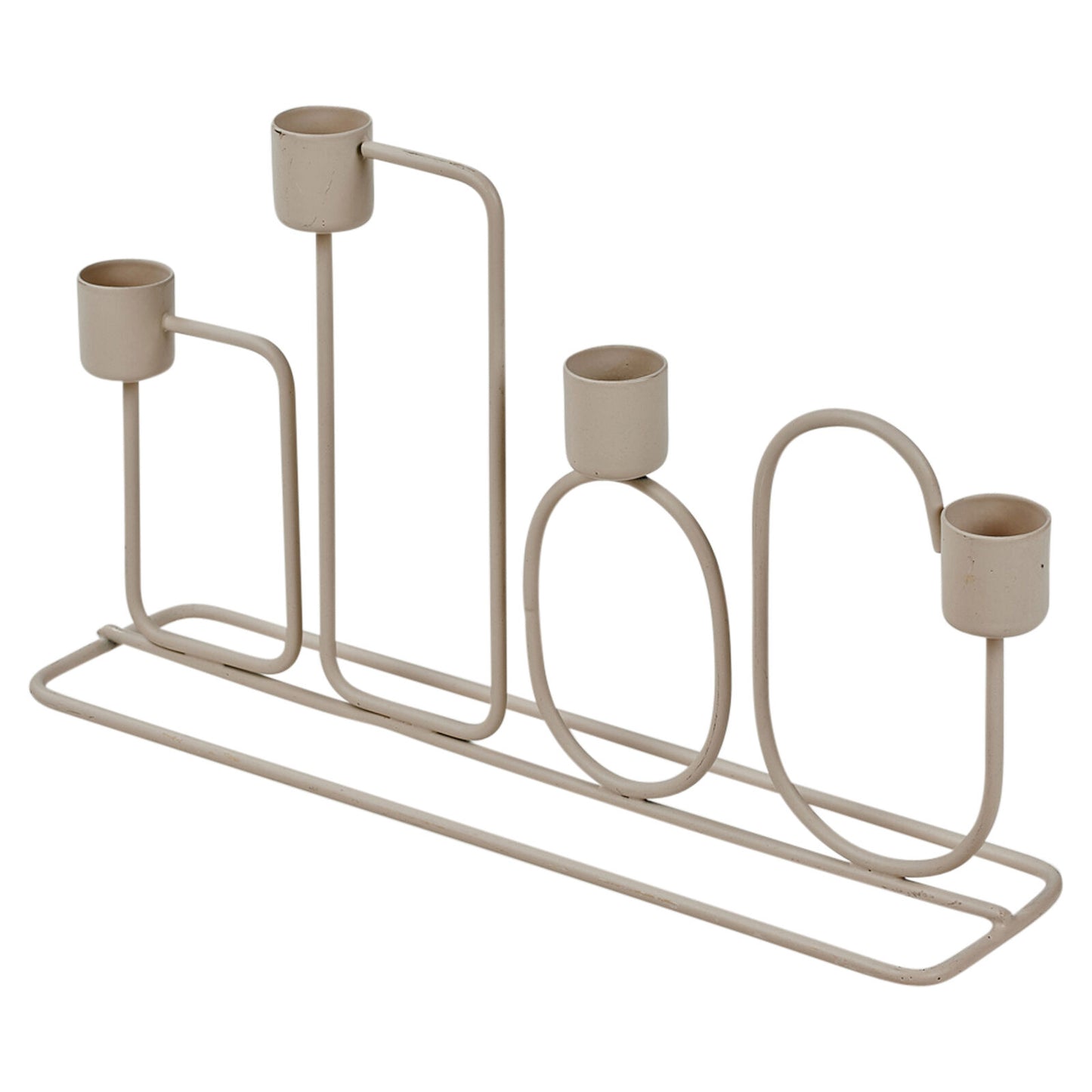 16Cm Metal Candle Holder Holds up to 4 Candles Dinner Centrepiece or Home Décor