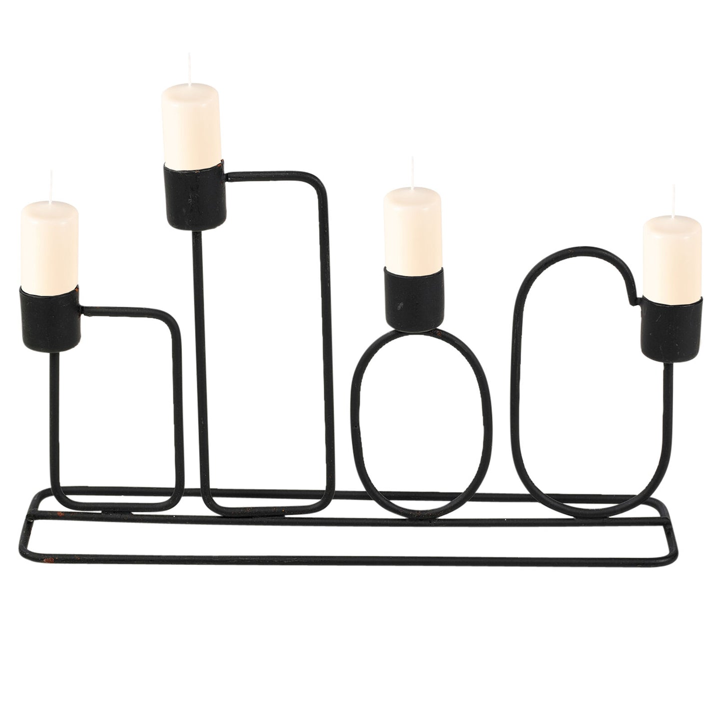 16Cm Metal Candle Holder Holds up to 4 Candles Dinner Centrepiece / Home Décor