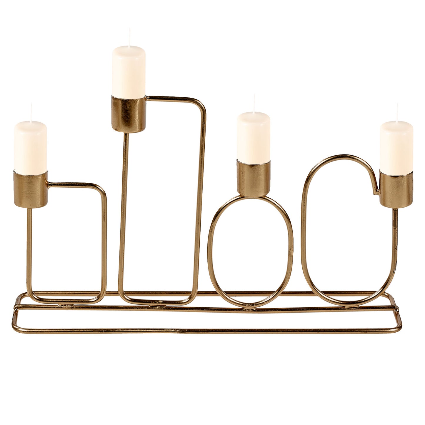 16Cm Metal Candle Holder Holds up to 4 Candles Dinner Centrepiece / Home Décor