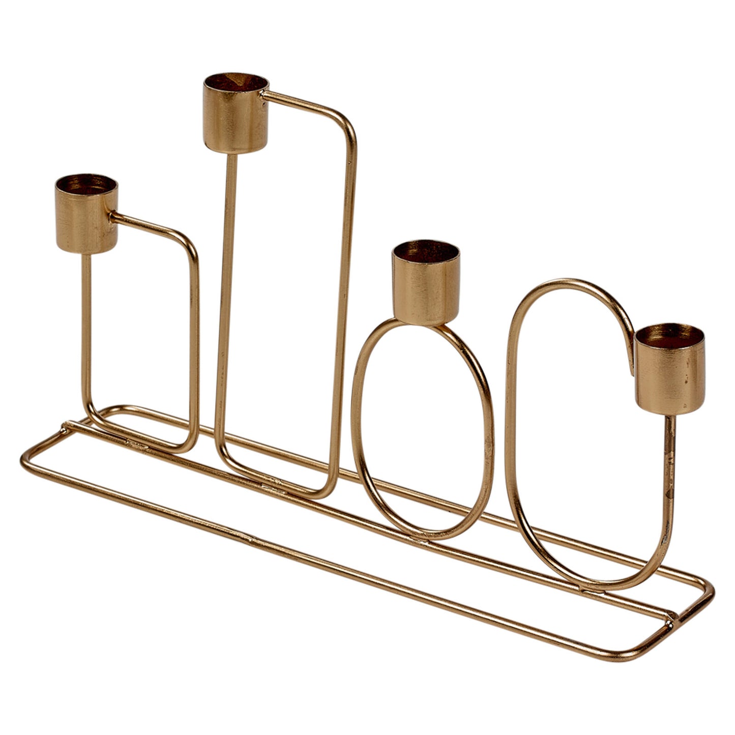 16Cm Metal Candle Holder Holds up to 4 Candles Dinner Centrepiece or Home Décor