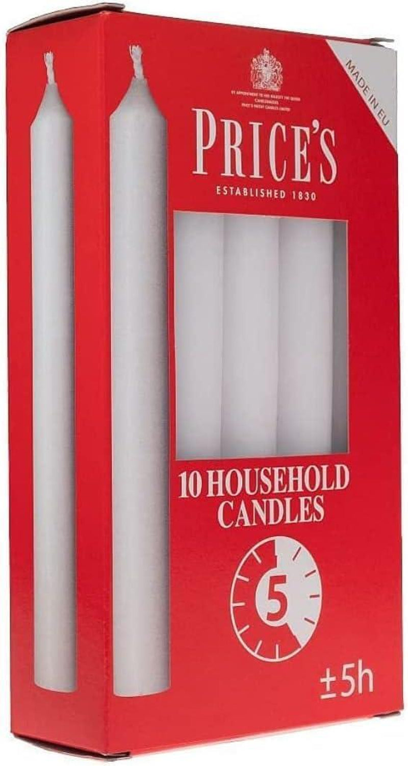 20 Prices Household Candles Candles 5 Hours Burning Time Diameter 2Cm White