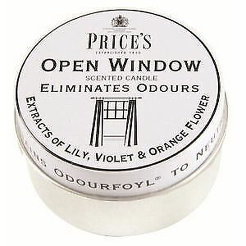 Price'S Candles Open Window Scented Candle Eliminates Odours Extracts of Lilly