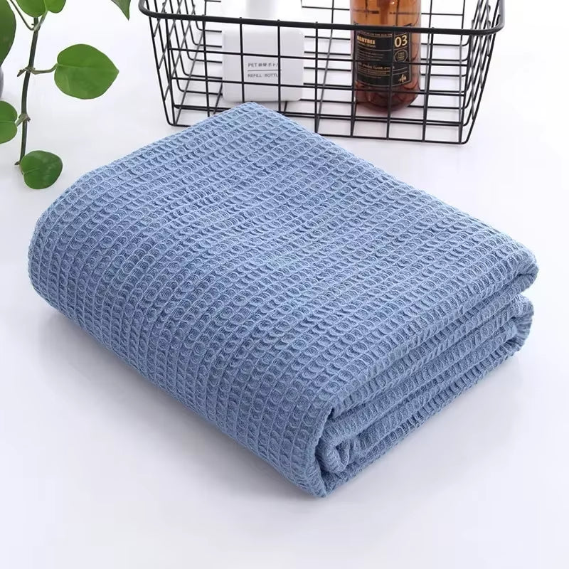 Family Pure Cotton Beehive Cover Is Simple Solid Color Soft Breathable Nap Multi-Functional Lightweight Air Conditioning Blanket