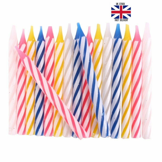 100 PCS CANDLE STAND SET CAKE TOPPER BIRTHDAY PARTIES - XMAS GIFT