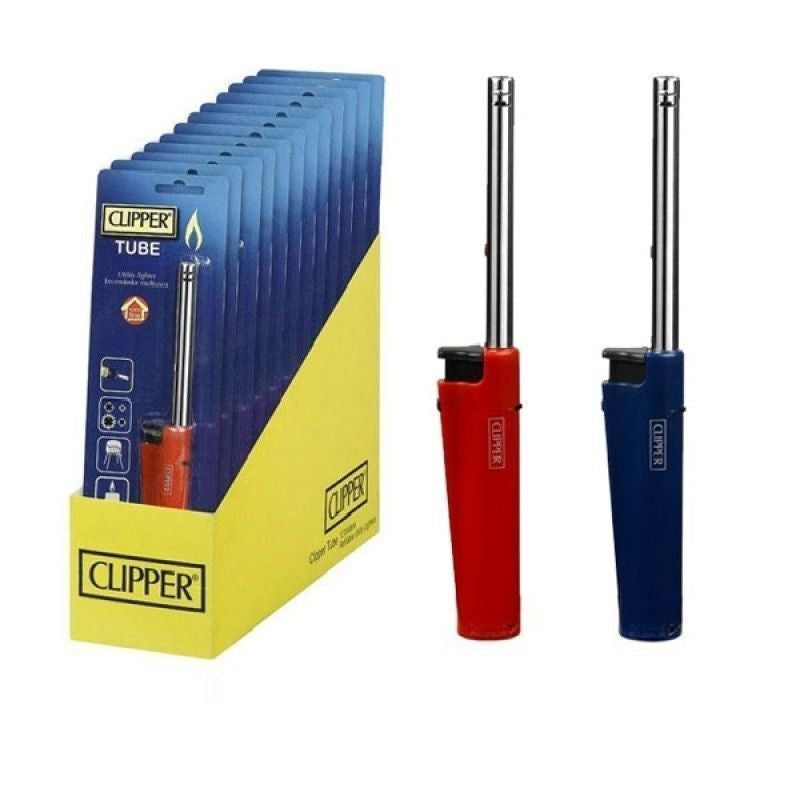 Clipper Tube Long Refillable Lighter Oven BBQ Cookers Candles Fires Safety Flame