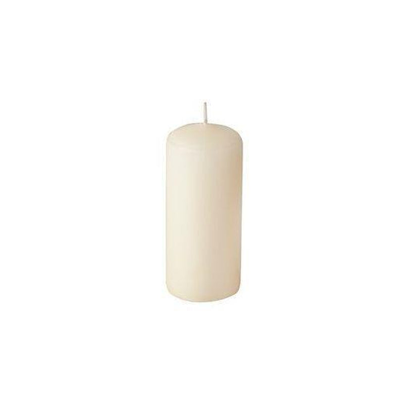 10 X IVORY PILLAR CANDLES 40 X 90 MM WEDDING CHRISTMAS EVENTS CHURCH HOME DECOR