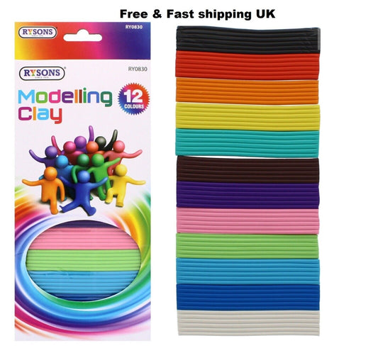 Kids Colours Modelling Clay Strips for Children Kids Art Craft Plasticine Party