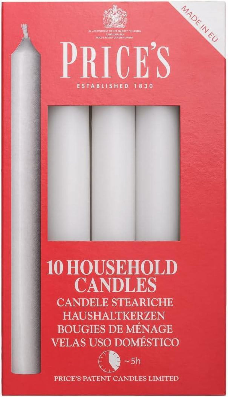 20 Prices Household Candles Candles 5 Hours Burning Time Diameter 2Cm White