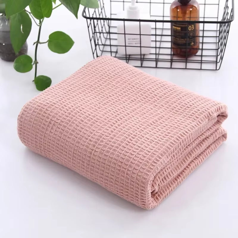 Family Pure Cotton Beehive Cover Is Simple Solid Color Soft Breathable Nap Multi-Functional Lightweight Air Conditioning Blanket