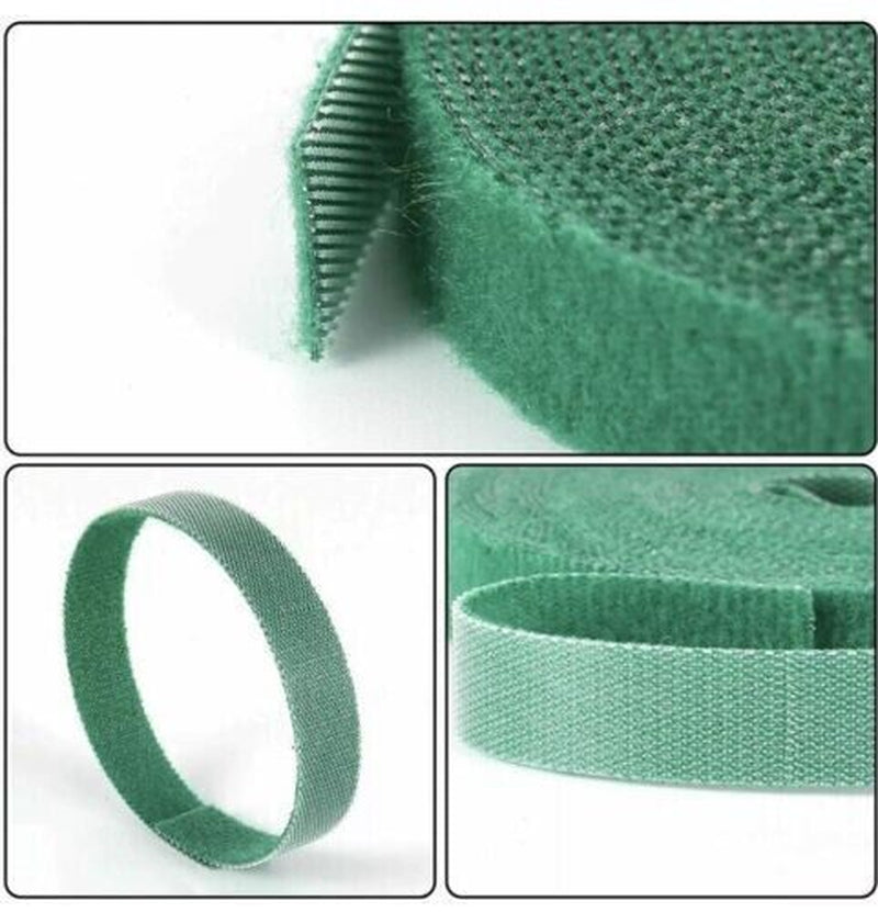 Hook and Loop Plant Tie Tape Ideal Way for Allowing Plants to Grow (Pack of 3)